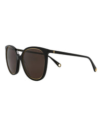 Gucci Womens Round/Oval Black Black Brown Fashion Designer Eyewear