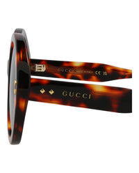 Gucci Gucci Womens Round/Oval Havana Havana Smoke Fashion Designer Eyewear