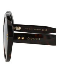 Gucci Gucci Womens Round/Oval Havana Havana Green Fashion Designer Eyewear