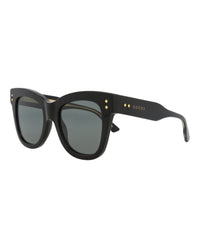 Gucci Womens Cat Eye Black Black Grey Fashion Designer Eyewear