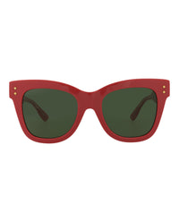 Gucci Womens Cat Eye Pink Pink Green Fashion Designer Eyewear Pink Pink Green