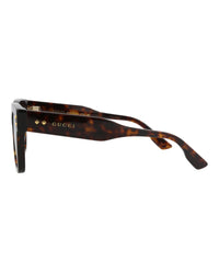 Gucci Gucci Mens Square/Rectangle Havana Havana Light Blue Fashion Designer Eyewear