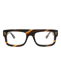 Gucci Gucci Mens Square/Rectangle Havana Havana Transparent Fashion Designer Eyewear