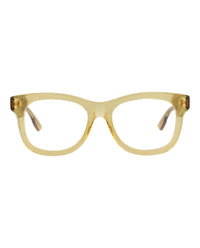 Gucci Gucci Womens Square/Rectangle Yellow Yellow Transparent Fashion Designer Eyewear