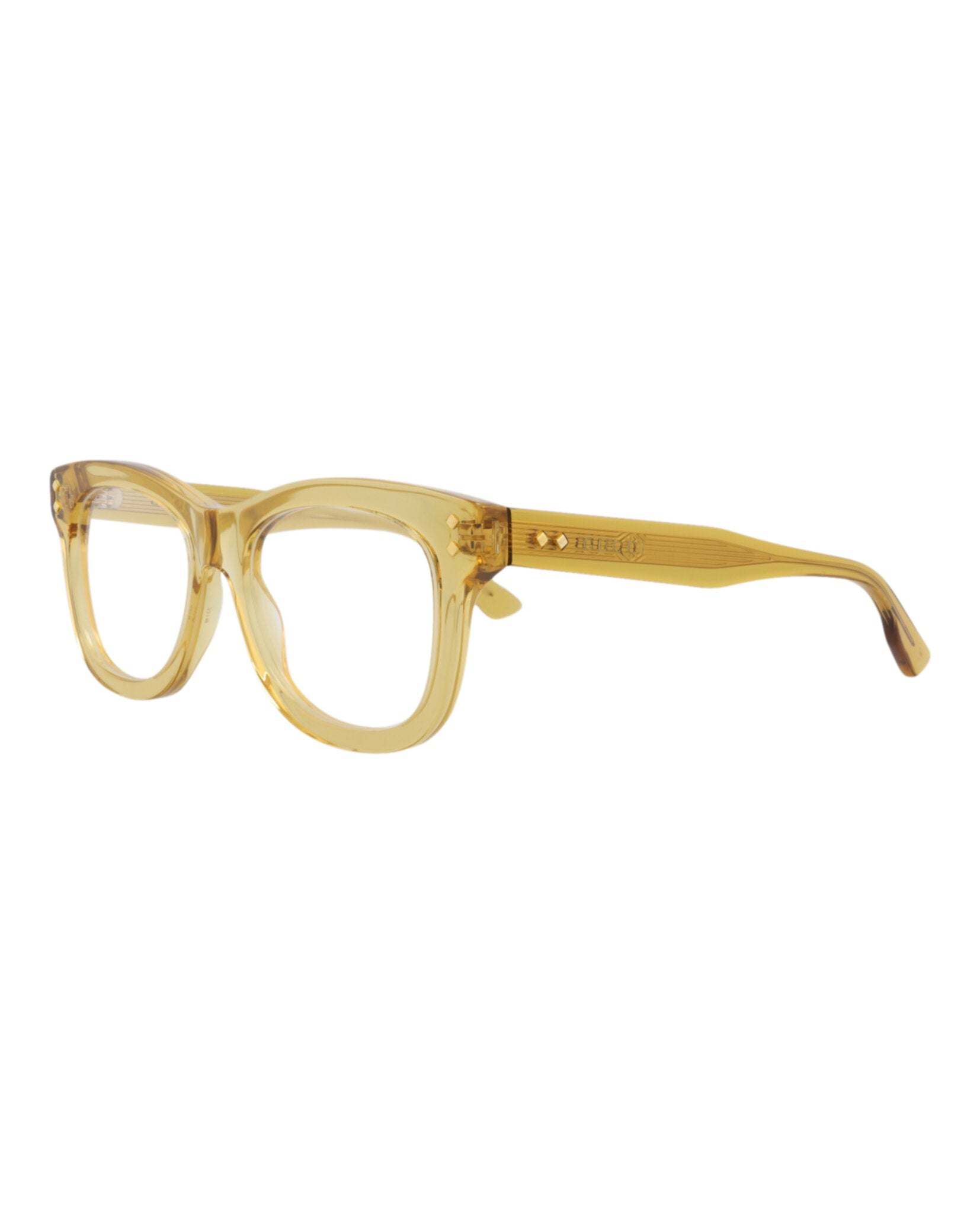 Gucci Gucci Womens Square/Rectangle Yellow Yellow Transparent Fashion Designer Eyewear