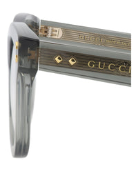Gucci Gucci Womens Square/Rectangle Grey Grey Transparent Fashion Designer Eyewear