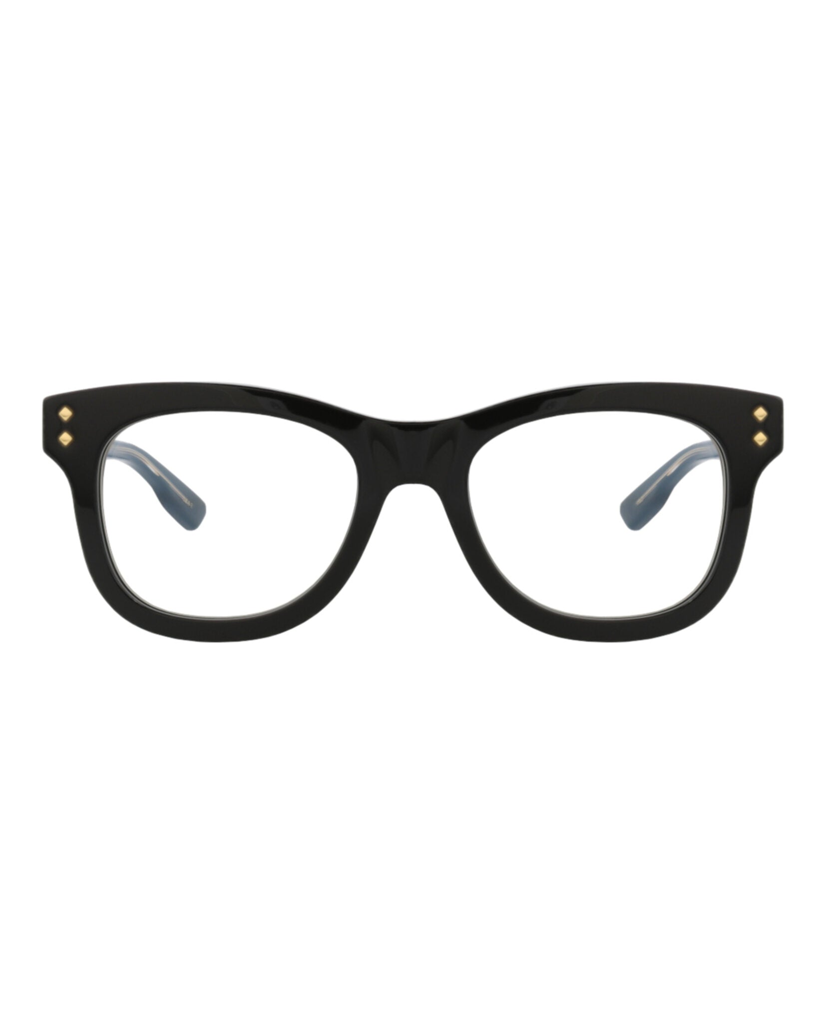 Gucci Gucci Womens Square/Rectangle Black Black Transparent Fashion Designer Eyewear