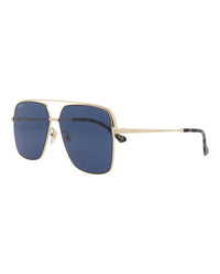Gucci Gucci Mens Aviator Gold Gold Blue Fashion Designer Eyewear