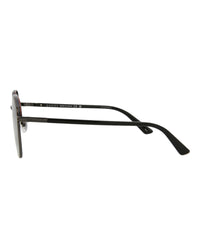 Gucci Mens Square/Rectangle Ruthenium Ruthenium Grey Fashion Designer Eyewear
