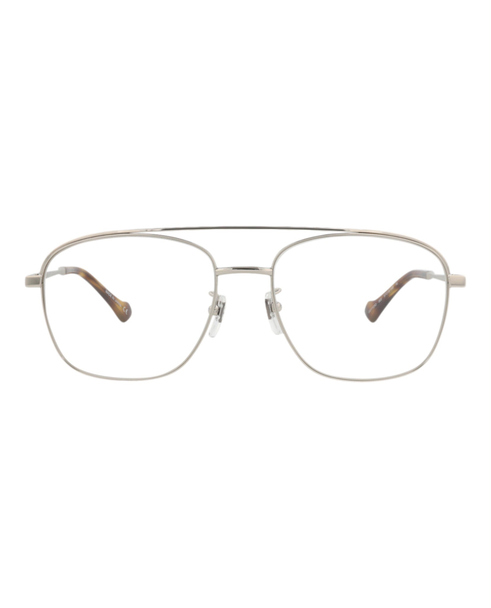 Gucci Gucci Mens Aviator Silver Silver Transparent Fashion Designer Eyewear