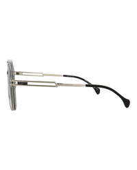 Gucci Gucci Mens Aviator Grey Silver Grey Fashion Designer Eyewear