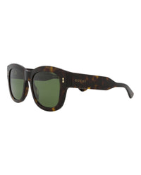 Gucci Mens Square/Rectangle Havana Havana Green Fashion Designer Eyewear