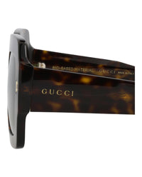 Gucci Womens Square/Rectangle Havana Havana Green Fashion Designer Eyewear