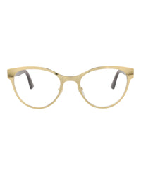 Gucci Gucci Womens Cat Eye Gold Red Transparent Fashion Designer Eyewear