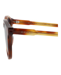 Gucci Gucci Mens Round/Oval Havana Havana Blue Fashion Designer Eyewear