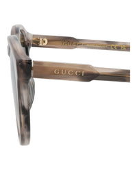 Gucci Mens Round/Oval Havana Havana Green Fashion Designer Eyewear
