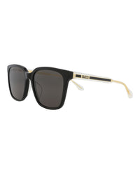 Gucci Gucci Unisex Square/Rectangle Black Crystal Grey Fashion Designer Eyewear