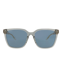 Gucci Gucci Unisex Square/Rectangle Grey Crystal Blue Fashion Designer Eyewear