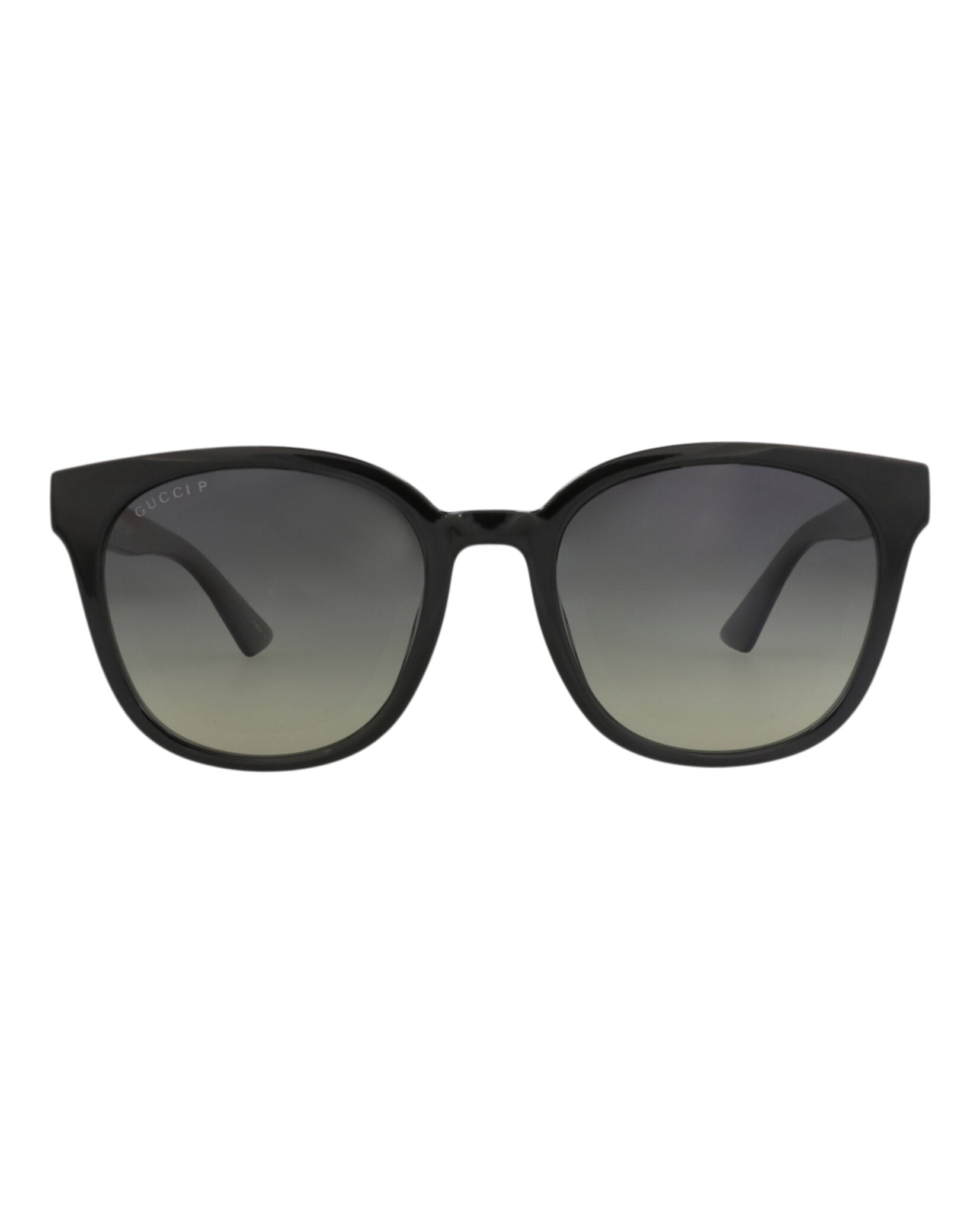 Gucci Gucci Unisex Round/Oval Black Black Grey Fashion Designer Eyewear