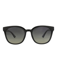 Gucci Gucci Unisex Round/Oval Black Black Grey Fashion Designer Eyewear
