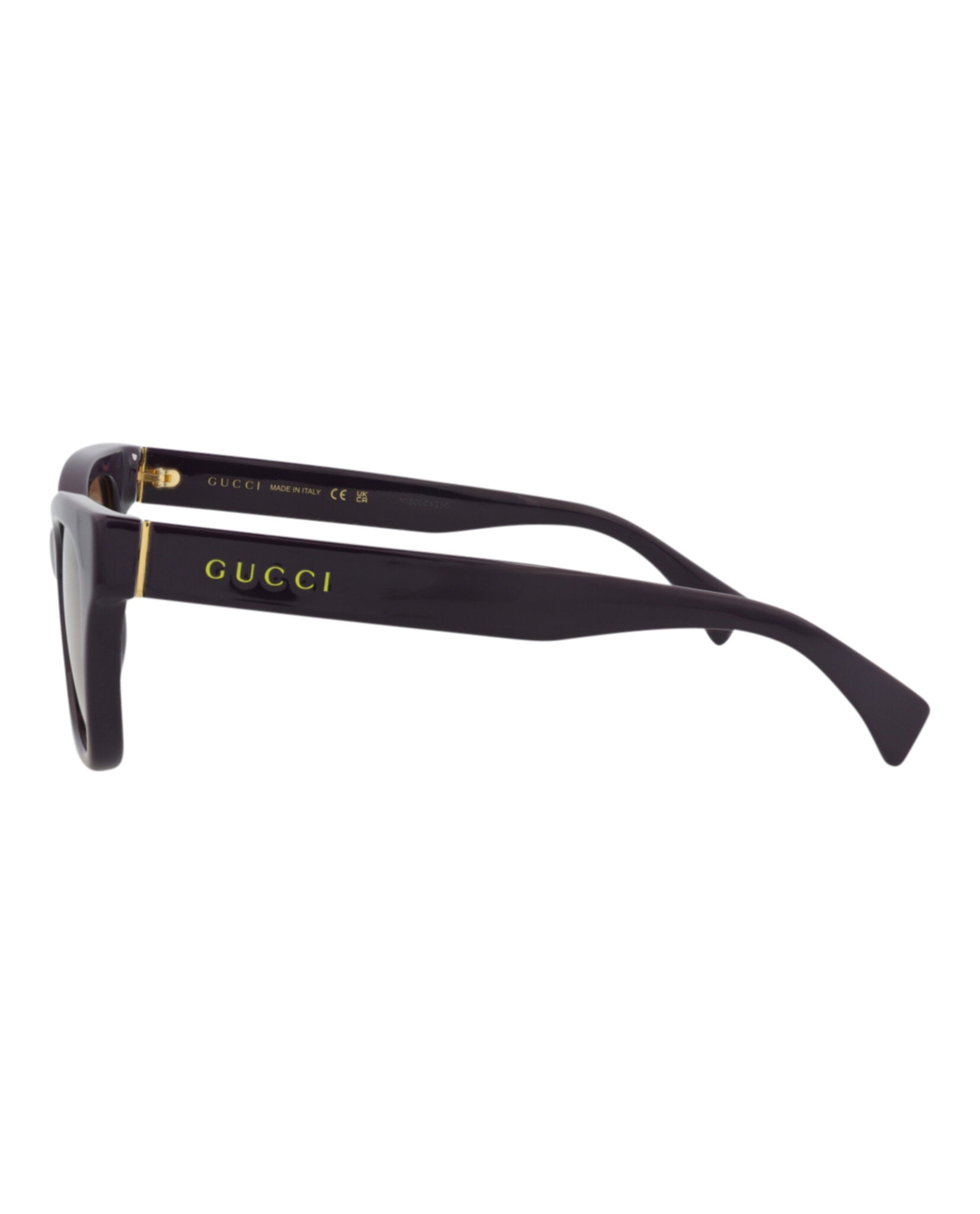 Gucci Womens Cat Eye Violet Violet Brown Fashion Designer Eyewear