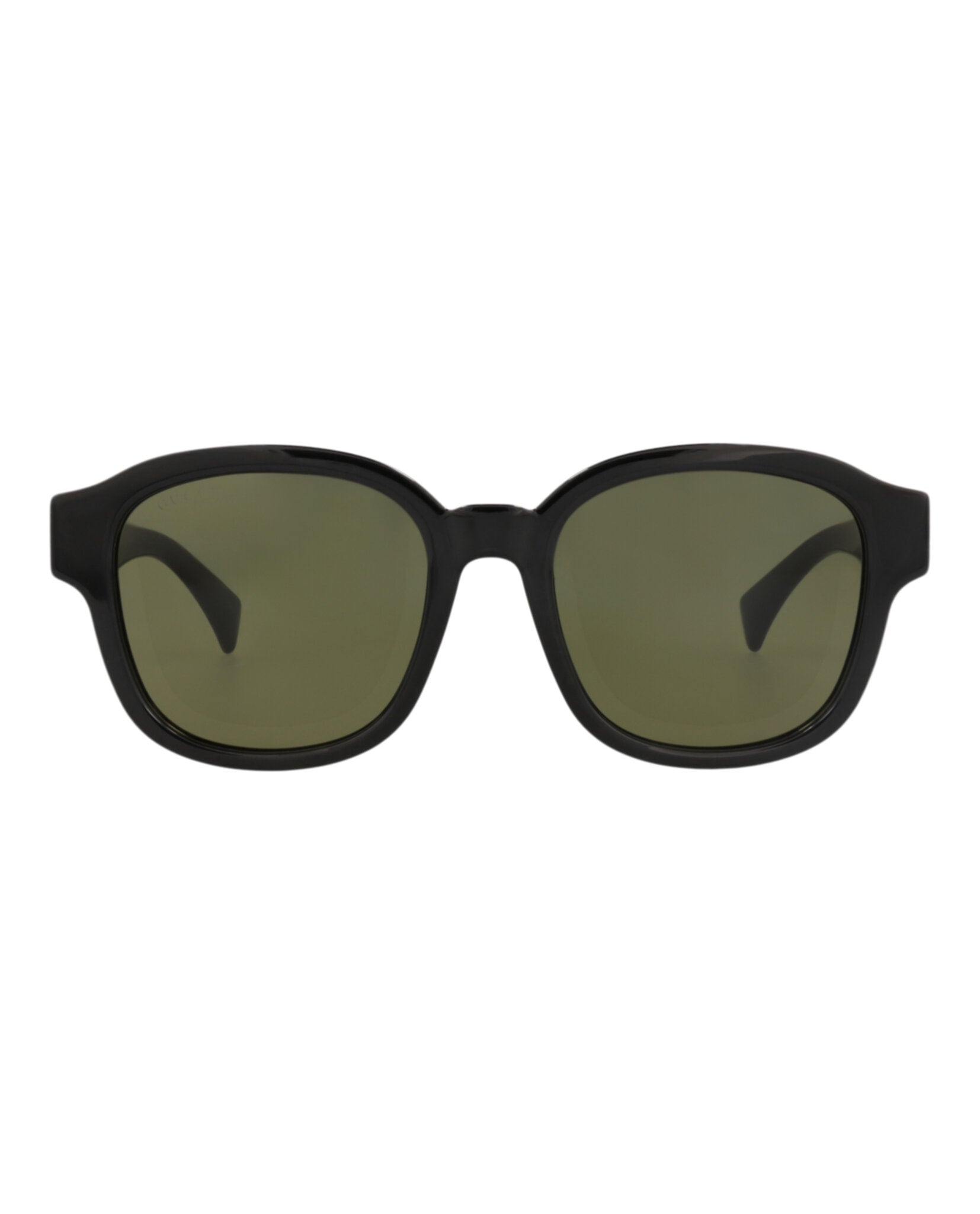 Gucci Gucci Mens Round/Oval Black Black Green Fashion Designer Eyewear