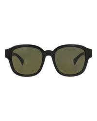 Gucci Gucci Mens Round/Oval Black Black Green Fashion Designer Eyewear