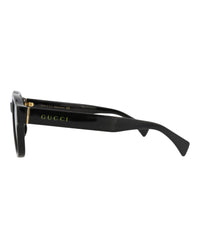 Gucci Gucci Mens Round/Oval Black Black Green Fashion Designer Eyewear