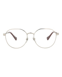 Gucci Womens Round/Oval Silver Silver Transparent Fashion Designer Eyewear