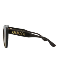 Gucci Womens Square/Rectangle Grey Grey Violet Fashion Designer Eyewear