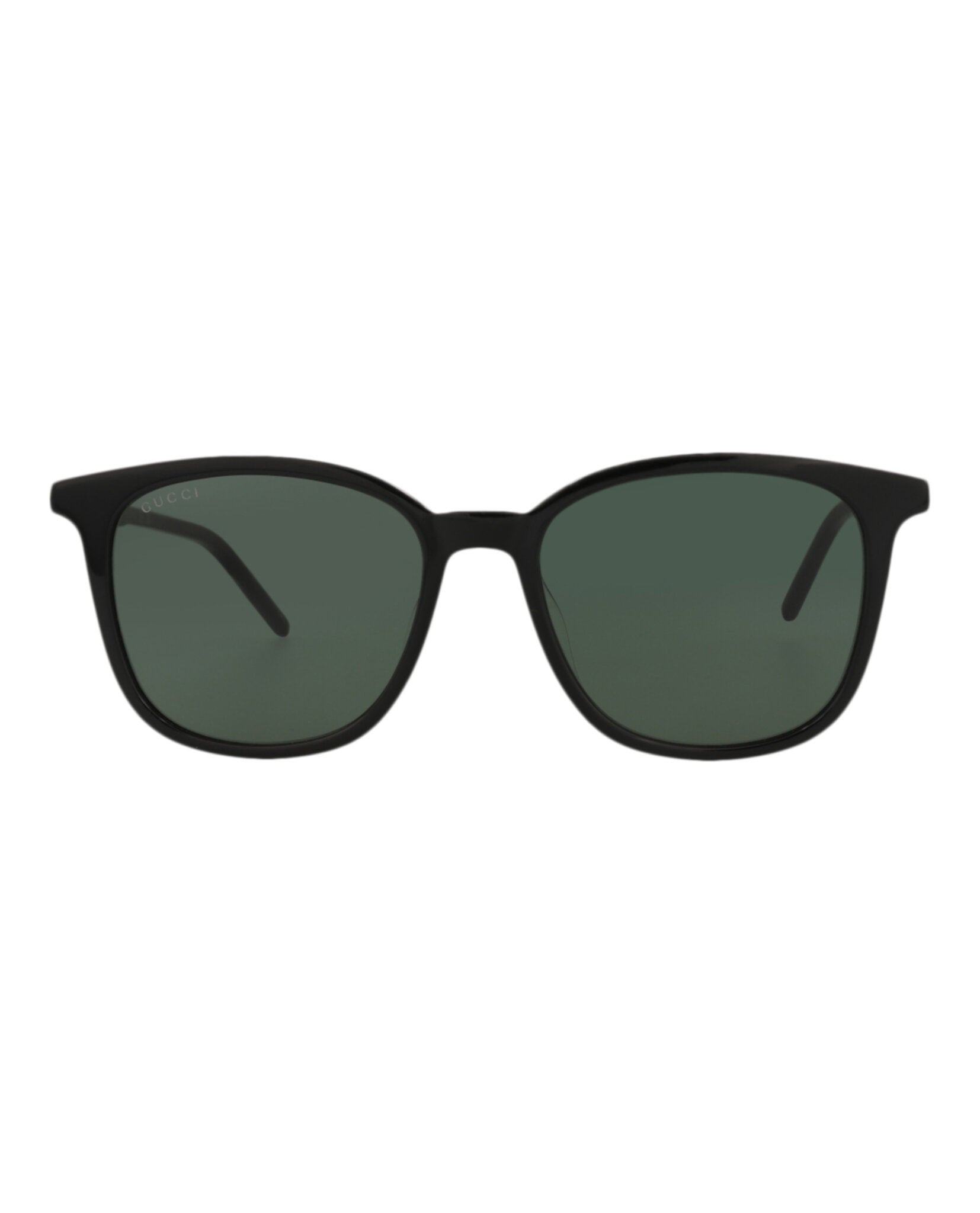 Gucci Mens Round/Oval Black Black Green Fashion Designer Eyewear