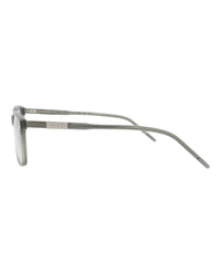 Gucci Gucci Mens Square/Rectangle Grey Grey Transparent Fashion Designer Eyewear