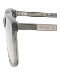 Gucci Gucci Mens Square/Rectangle Grey Grey Transparent Fashion Designer Eyewear
