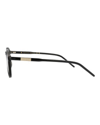 Gucci Mens Round/Oval Black Black Transparent Fashion Designer Eyewear