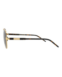 Gucci Gucci Mens Aviator Gold Havana Brown Fashion Designer Eyewear