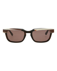 Gucci Gucci Mens Square/Rectangle Havana Havana Brown Fashion Designer Eyewear