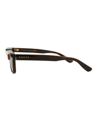 Gucci Gucci Mens Square/Rectangle Havana Havana Brown Fashion Designer Eyewear
