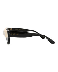 Gucci Womens Cat Eye Black Black Violet Fashion Designer Eyewear