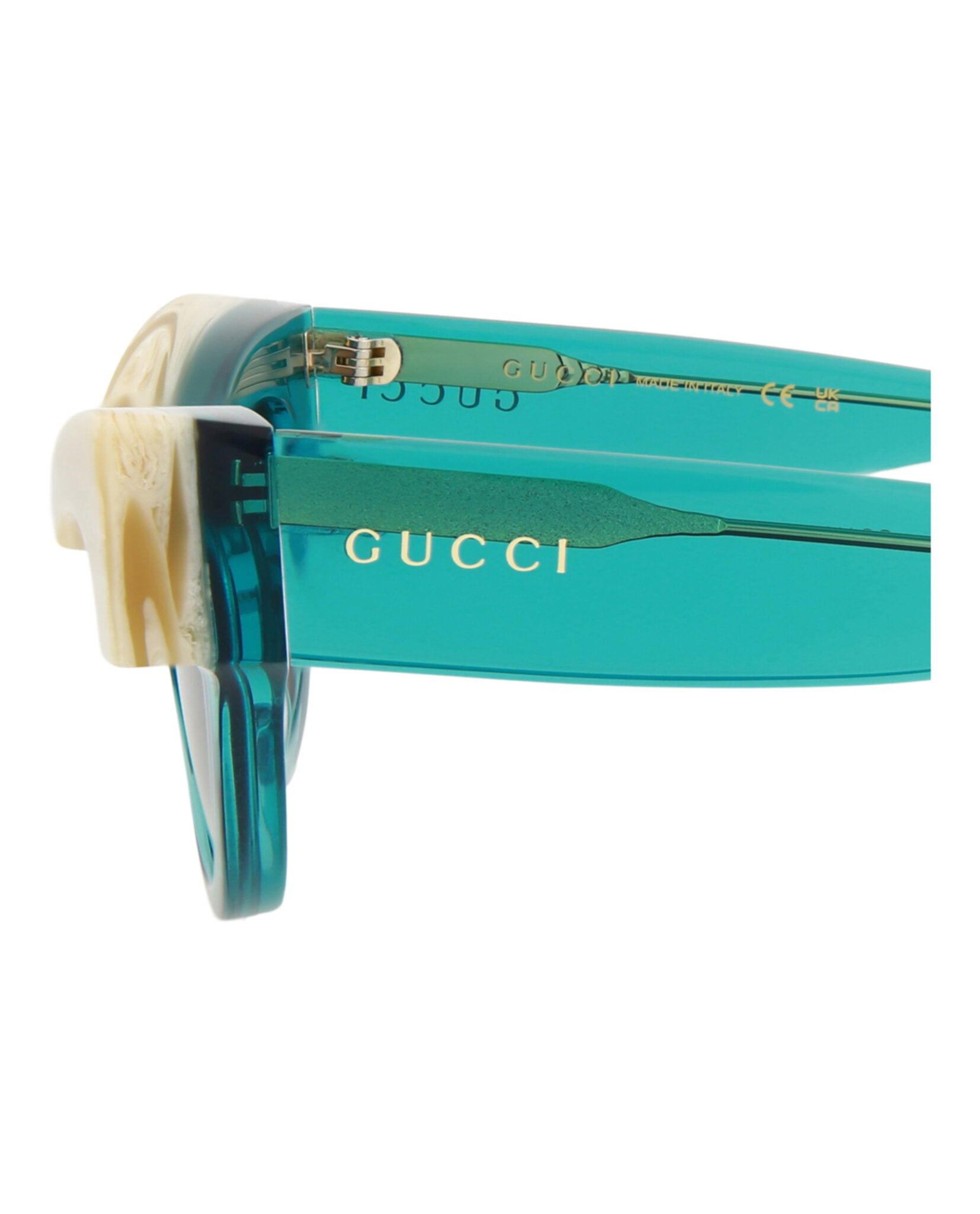 Gucci Womens Cat Eye Light Blue Light Blue Grey Fashion Designer Eyewear