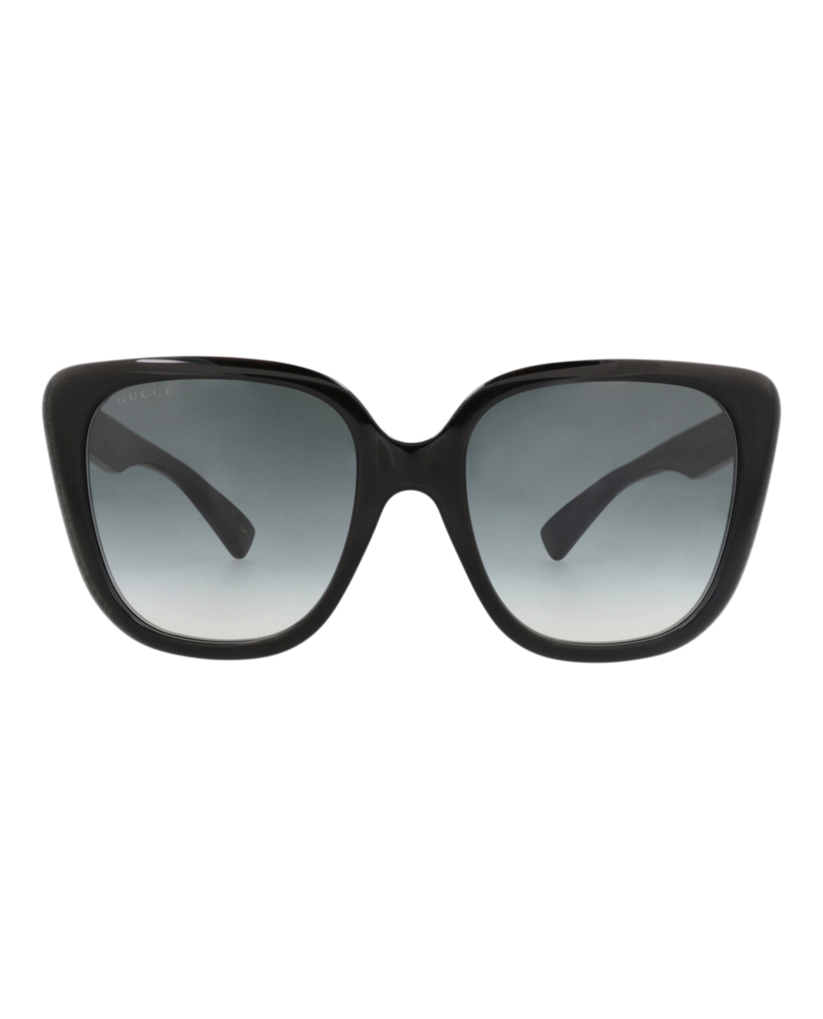 Gucci Gucci Womens Cat Eye Black Black Grey Fashion Designer Eyewear