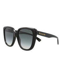 Gucci Gucci Womens Cat Eye Black Black Grey Fashion Designer Eyewear
