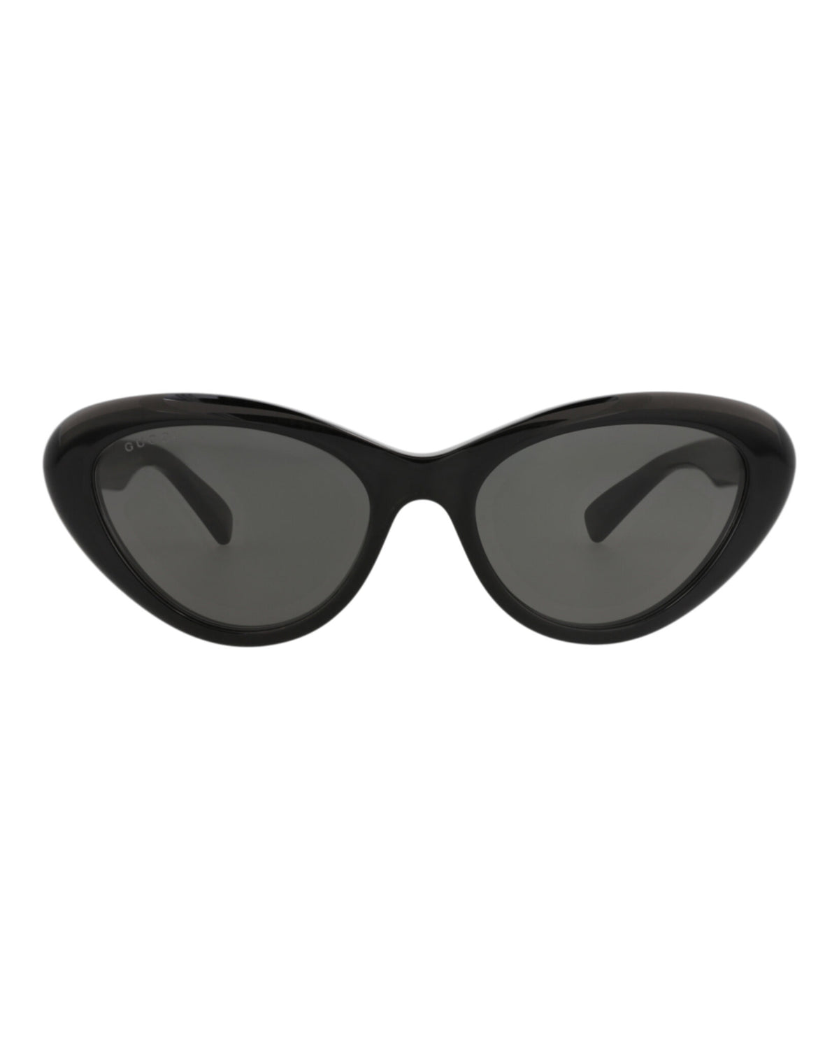 Gucci Womens Cat Eye Black Black Grey Fashion Designer Eyewear