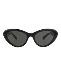 Gucci Womens Cat Eye Black Black Grey Fashion Designer Eyewear