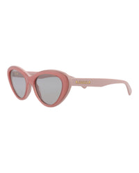 Gucci Gucci Womens Cat Eye Pink Pink Grey Fashion Designer Eyewear