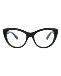Gucci Womens Cat Eye Black Black Transparent Fashion Designer Eyewear