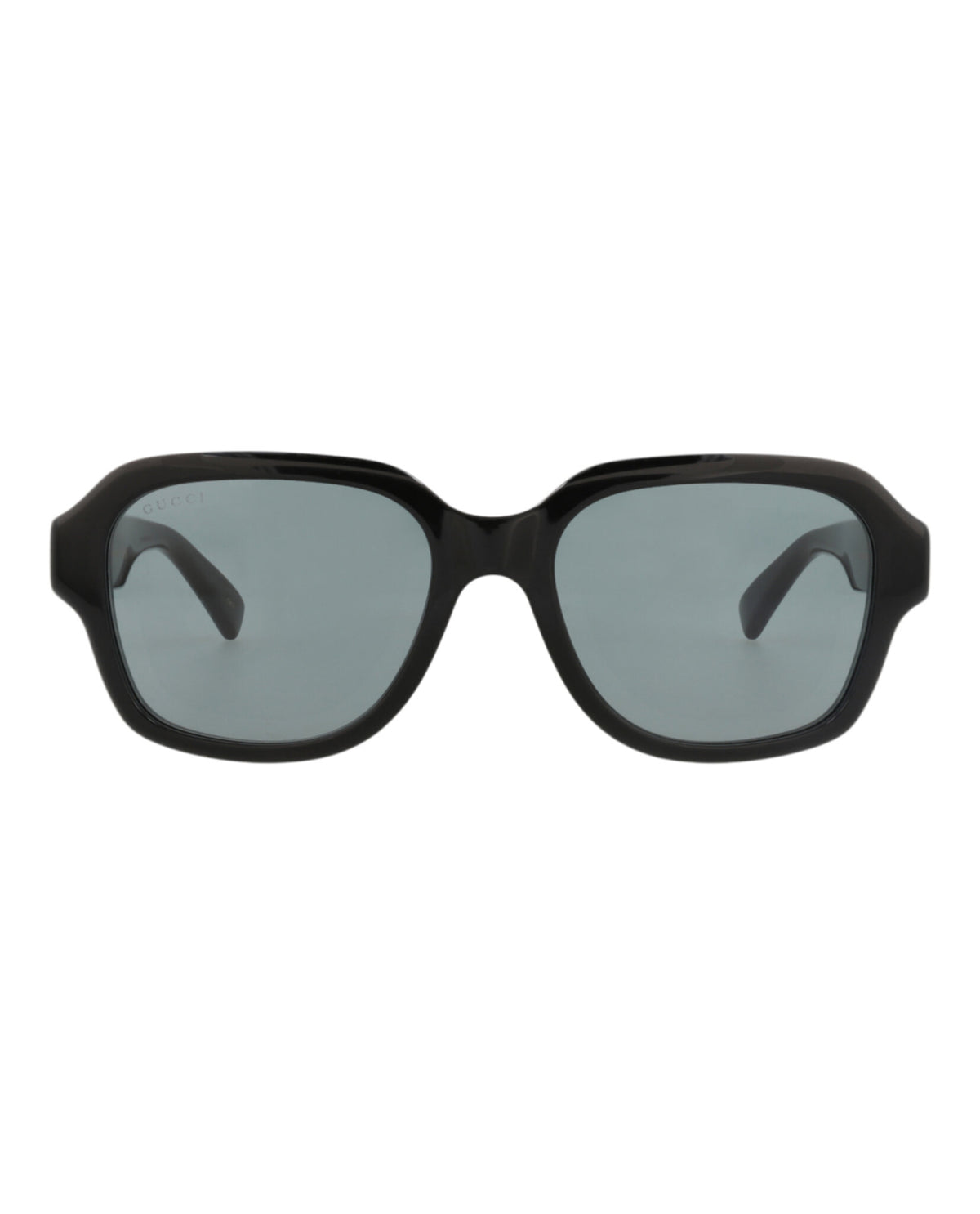 Gucci Mens Square/Rectangle Black Black Smoke Fashion Designer Eyewear