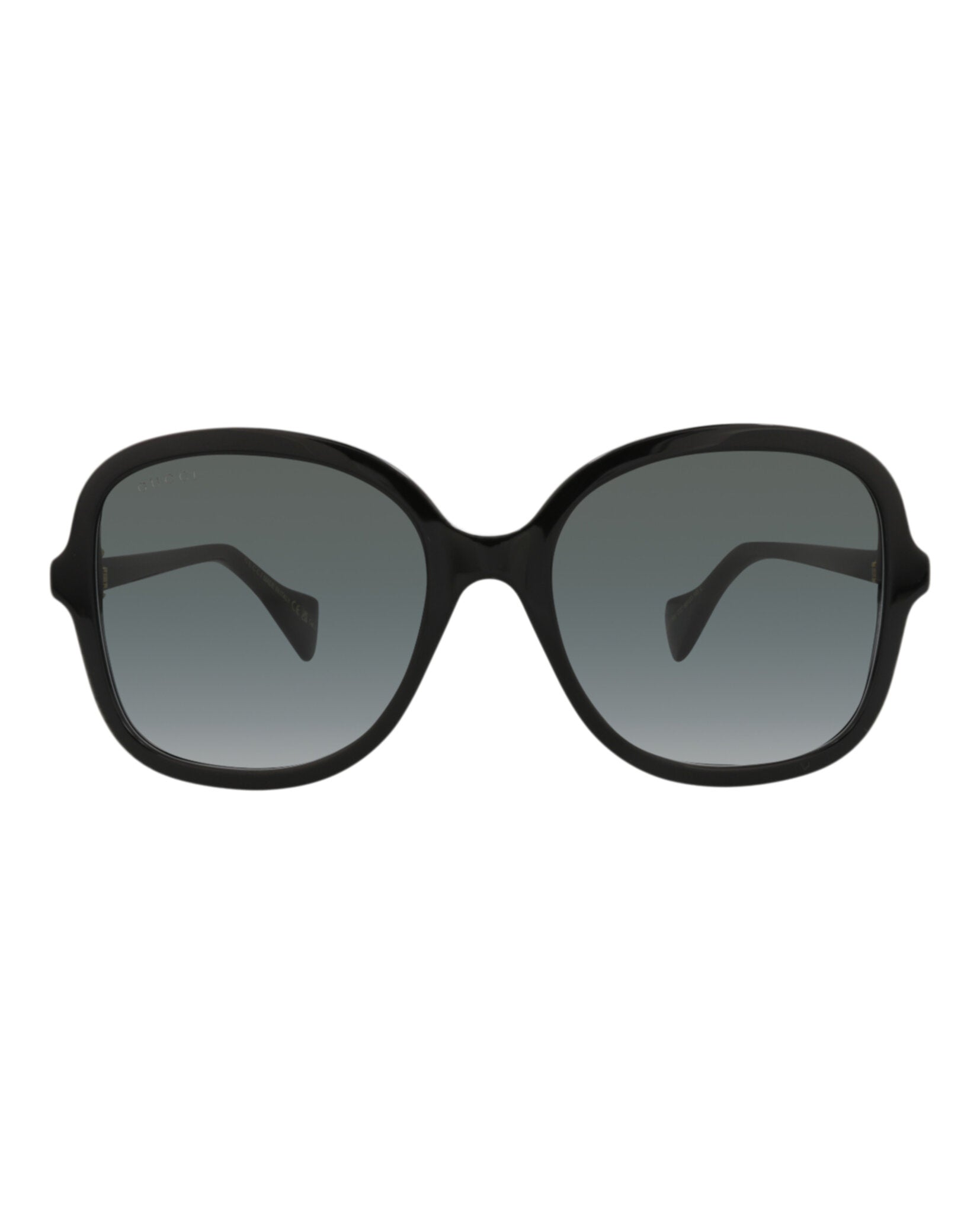 Gucci Gucci Womens Round/Oval Black Black Grey Fashion Designer Eyewear