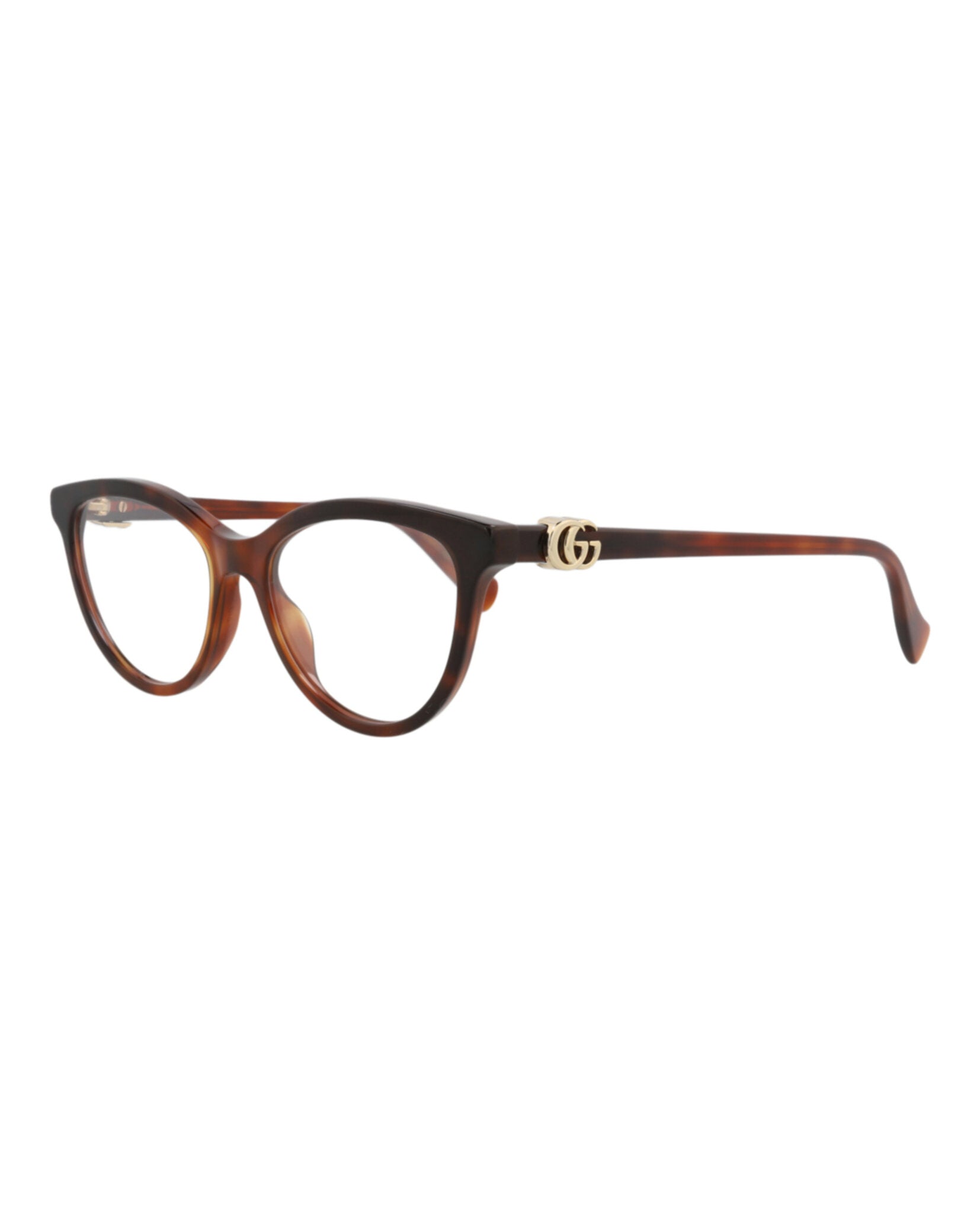 Gucci Gucci Womens Cat Eye Havana Havana Transparent Fashion Designer Eyewear