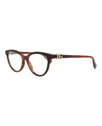 Gucci Gucci Womens Cat Eye Havana Havana Transparent Fashion Designer Eyewear