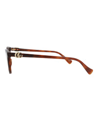 Gucci Gucci Womens Cat Eye Havana Havana Transparent Fashion Designer Eyewear